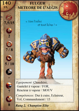 Fulgur, Champion Météore